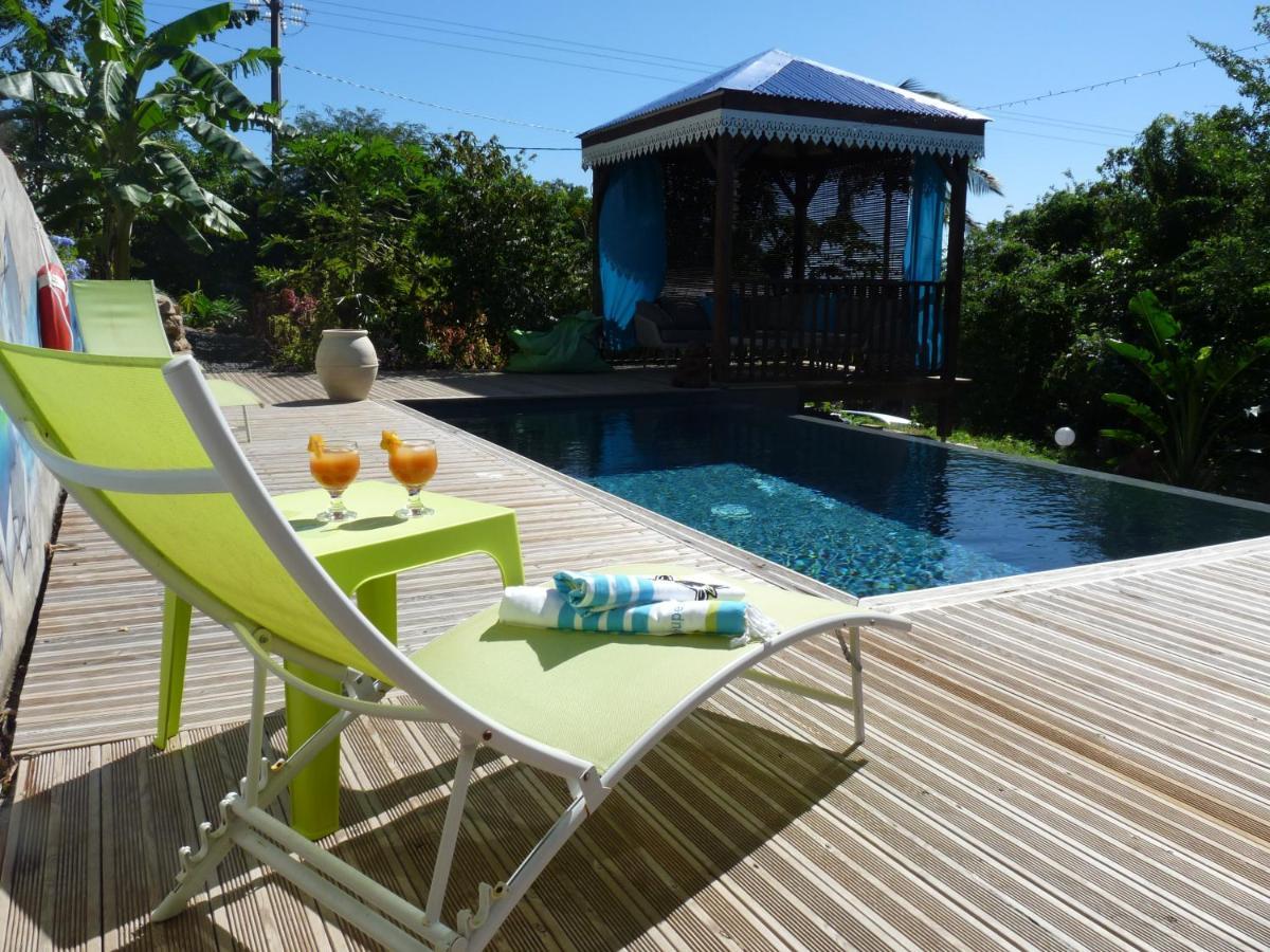 Bungalow La Tortue Bleue Bouillante Buitenkant foto